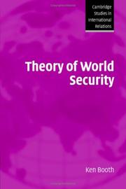 Cover of: Theory of World Security (Cambridge Studies in International Relations)