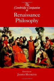 Cover of: The Cambridge Companion to Renaissance Philosophy (Cambridge Companions to Philosophy) by James Hankins