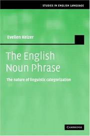 Cover of: The English Noun Phrase by Evelien Keizer, Evelien Keizer