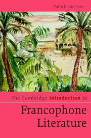 Cover of: The Cambridge Introduction to Francophone Literature (Cambridge Introductions to Literature)