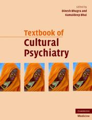 Cover of: Textbook of Cultural Psychiatry