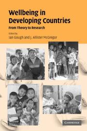 Cover of: Wellbeing in Developing Countries: From Theory to Research