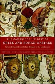 Cover of: The Cambridge History of Greek and Roman Warfare 2-Volume Set (2 Volume Set)