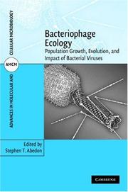 Cover of: Bacteriophage Ecology by Stephen T. Abedon