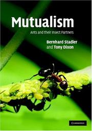 Cover of: Mutualism: Ants and their Insect Partners