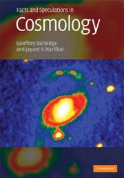 Cover of: Facts and Speculations in Cosmology | 