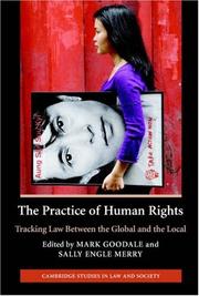 Cover of: The Practice of Human Rights by Mark Goodale, Sally Engle Merry