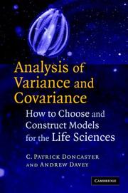 Cover of: Analysis of Variance and Covariance by C. Patrick Doncaster, Andrew J. H. Davey