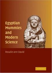 Egyptian Mummies and Modern Science by Rosalie Ann David
