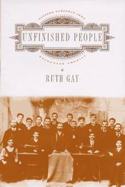 Cover of: Unfinished people: Eastern European Jews encounter America