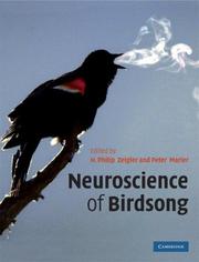 Neuroscience of birdsong by Peter Marler