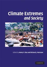 Cover of: Climate Extremes and Society by 