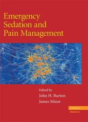 Cover of: Emergency Sedation and Pain Management