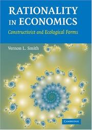 Cover of: Rationality in Economics: Constructivist and Ecological Forms