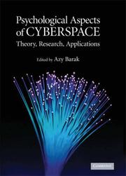 Cover of: Psychological Aspects of Cyberspace: Theory, Research, Applications