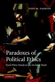 Cover of: Paradoxes of Political Ethics by John M. Parrish