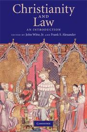 Cover of: Christianity and Law by 