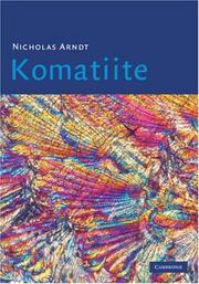 Cover of: Komatiite by 