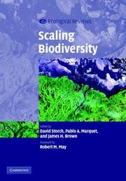 Cover of: Scaling Biodiversity (Ecological Reviews) by 
