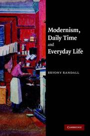 Modernism, daily time and everyday life by Bryony Randall