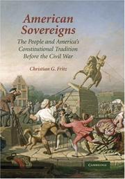 Cover of: American Sovereigns by Christian G. Fritz