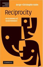 Reciprocity by Serge-Christophe Kolm