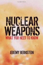 Cover of: Nuclear Weapons by Jeremy Bernstein