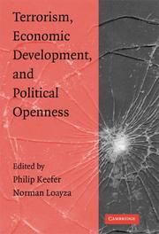 Cover of: Terrorism, Economic Development, and Political Openness