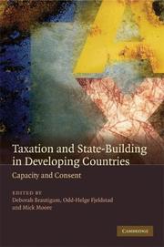Cover of: Taxation and State-Building in Developing Countries by 