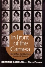 Cover of: In Front of the Camera by Sandler