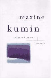 Cover of: Selected poems, 1960-1990 by Maxine Kumin