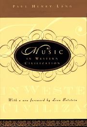 Cover of: Music in Western civilization