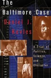 Cover of: The Baltimore case by Daniel J. Kevles