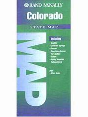 Cover of: Colorado State Map | 