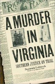 Cover of: A Murder in Virginia: Southern Justice on Trial