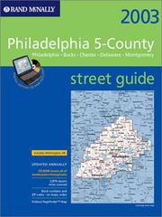Cover of: Philadelphia 5-County Metro Street Atlas | Rand McNally