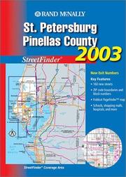 Cover of: Street Finder Saint Petersburg/Pinellas Park Florida | 