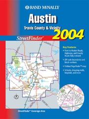 Cover of: Rand McNally 2004 Austin/Travis County & Vicinity | Rand McNally