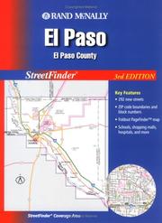 Cover of: Streetfinder - El Paso // El Paso County (Rand McNally El Paso Sreeet Guide) | Rand McNally