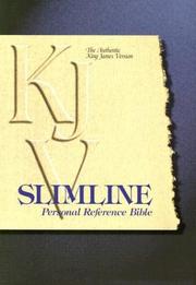 Cover of: KJV Slimline Personal Reference Bible by 