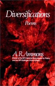 Cover of: Diversifications by A. R. Ammons