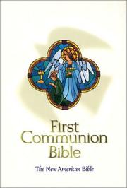 Cover of: New American Bible Award First Communion Gift Indexed Imitation Leather Navy Blue by 