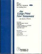 Cover of: KJV Large Print New Testament (with Psalms) by 