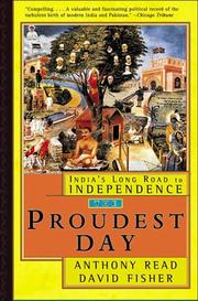Cover of: The proudest day by Anthony Read