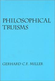 Cover of: Philosophical Truisms