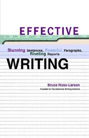 Cover of: Effective Writing by Bruce Ross-Larson