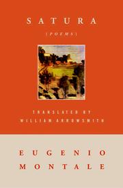 Cover of: Satura by Eugenio Montale