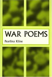 Cover of: War Poems | Pearlina Kline