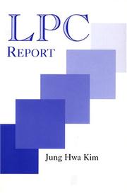Cover of: Lpc Report | Jung Hwa Kim