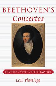 Beethoven's concertos by Leon Plantinga